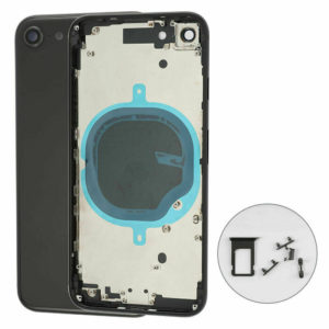 iPhone 8 SE 2020 Black Housing Back Cover Glass
