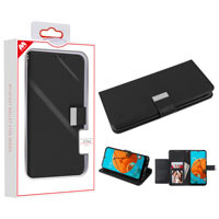 LG K51 / Reflect - MyBat MyJacket Xtra Series Wallet Case - Black