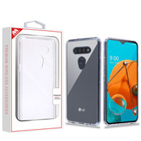 LG K51 / Reflect - MyBat Gummy Sturdy Hybrid Cover - Clear