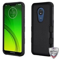 Motorola Moto G7 Power / G7 Supra - MyBat Tuff Hybrid Cover - Black