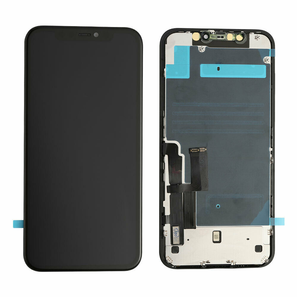 LCD Assembly With Steel Plate Pre-Installed Compatible For iPhone 11