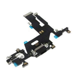 Charging Port Flex Cable Compatible For iPhone 11 (Premium) (Black)