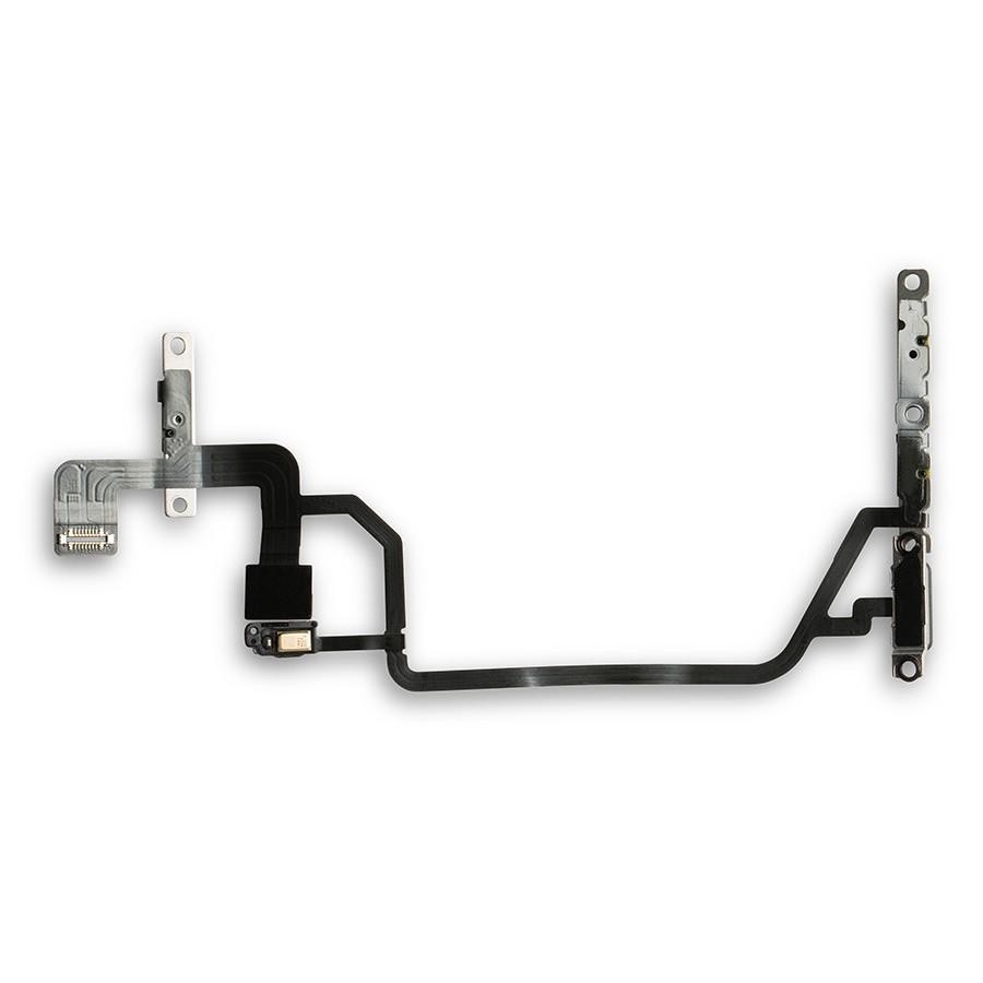Power / Volume Flex Cable with Microphone Compatible For iPhone XR